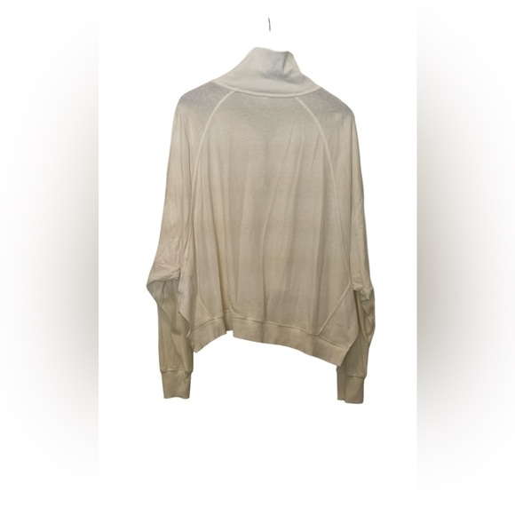Women’s Cream Daily Practice by Anthropologie Half zip pullover, Large - Picture 6 of 8